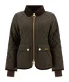 Barbour Fitted Beadnell Quilt Jacket In Black