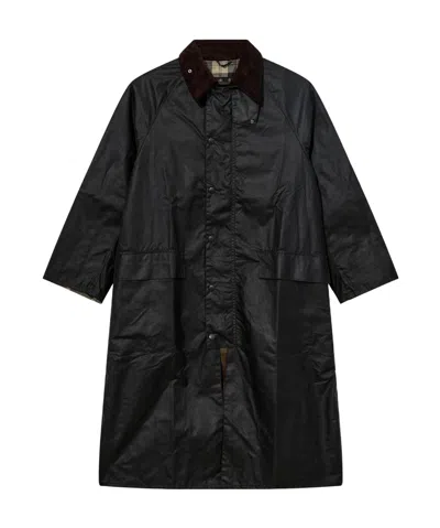 Barbour Long-sleeved Casual Jacket In Black