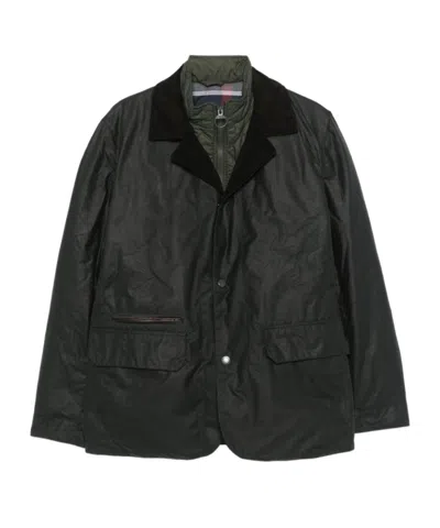 Barbour Long-sleeved Casual Jacket In Black
