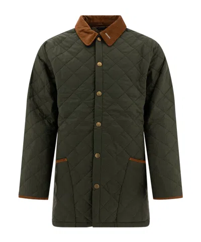Barbour Long-sleeved Casual Jacket In Black