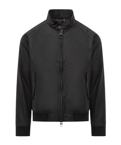 BARBOUR BARBOUR X BARACUTA G4 WAX-COATED ZIPPED JACKET