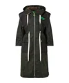 Barbour Anni Waxed Parka Jacket In Black