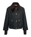 Barbour Long-sleeved Casual Jacket In Black