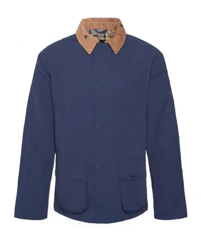 Barbour Long-sleeved Casual Jacket In Blue