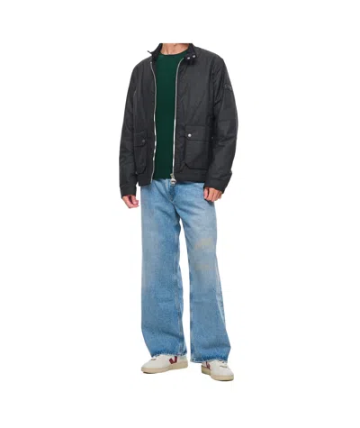 BARBOUR BARBOUR INTERNATIONAL LUTLAW HARRINGTON HIGH NECK JACKET