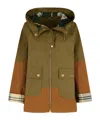 Barbour Long-sleeved Casual Jacket In Brown