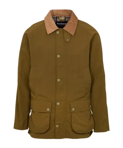 Barbour Long-sleeved Casual Jacket In Brown