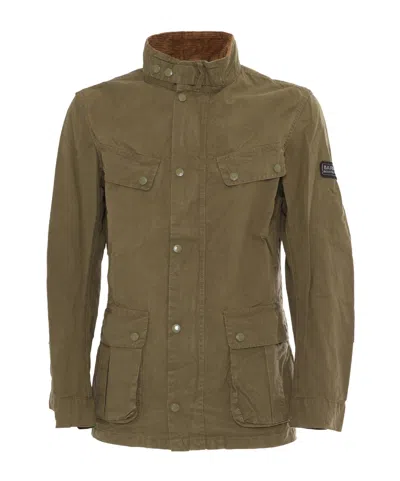 Barbour Long-sleeved Casual Jacket In Green