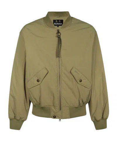 Barbour Long-sleeved Casual Jacket In Green