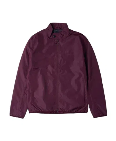 Barbour Long-sleeved Casual Jacket In Red