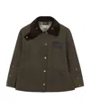 Barbour Long-sleeved Double-sided Casual Jacket In Black