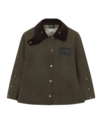 Barbour Long-sleeved Double-sided Casual Jacket In Black