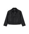 Barbour Long-sleeved Jacket In Black