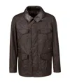 Barbour Horse Riding Wax Jacket In Black