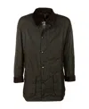 Barbour Long-sleeved Lapel Jacket In Black