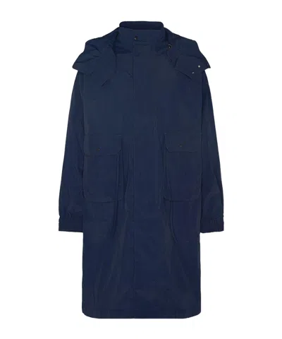 Barbour Long-sleeved Parker Windbreaker In Blue