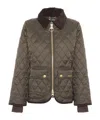 Barbour Beadnell Quilted Jacket In Green