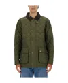 Barbour Long Sleeved Quilted Jacket In Green