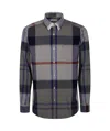 Barbour Multicolor Long Sleeved Shirt In Black
