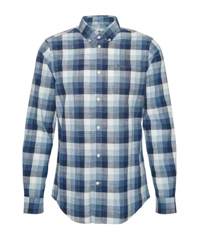 Barbour Long-sleeved Shirt In Navy