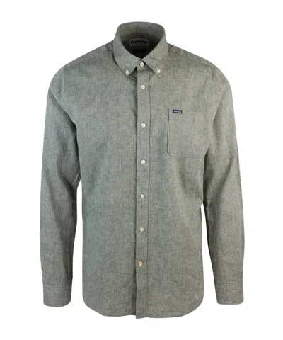 Barbour Long-sleeved Shirt In Green