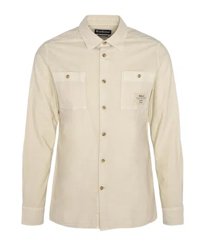 Barbour Long-sleeved Shirt In Nude
