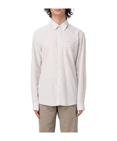 Barbour Long-sleeved Shirt In White