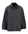 Barbour Long-sleeved Straight-hem Jacket In Black