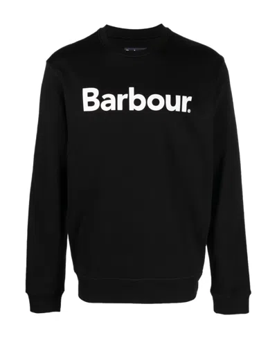 Barbour Long-sleeved Sweater In Black