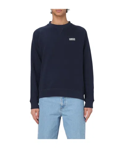 Barbour Long-sleeved Sweater In Black