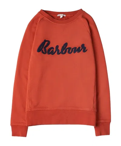 Barbour Long-sleeved Sweater In Brown