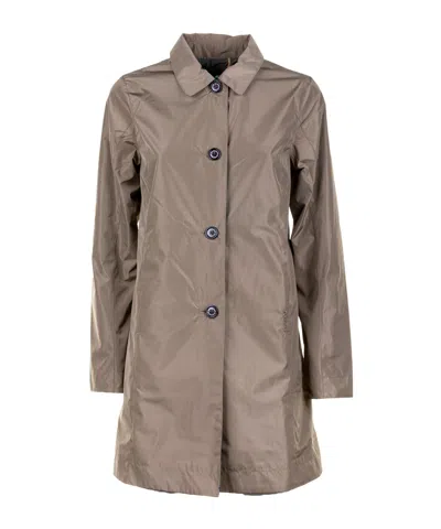 Barbour Long-sleeved Windbreaker In Gray