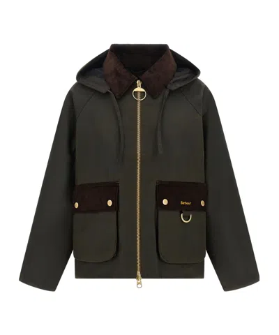 Barbour Long-sleeve Casual Jacket In Green