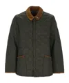 Barbour Liddesdale Quilted-pattern Jacket In Green