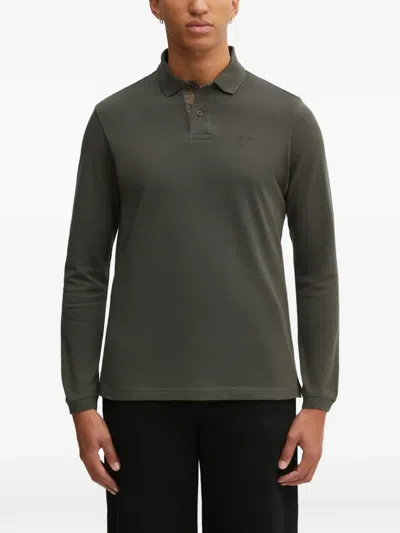 Barbour Long-sleeve Polo Shirt In Green
