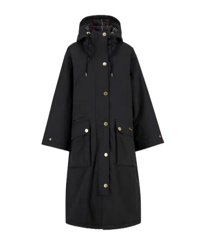 Barbour Long-sleeved Casual Jacket In Black