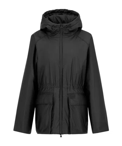 Barbour Long-sleeved Casual Jacket In Black