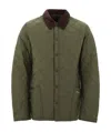 Barbour Heritage Liddesdale Corduroy-collar Padded Jacket In Green