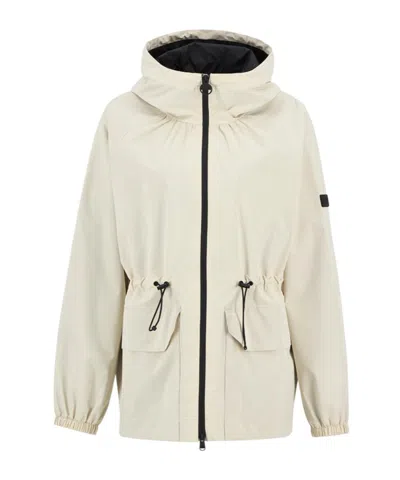 Barbour Long-sleeved Casual Jacket In White