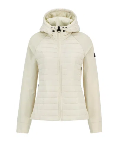 Barbour Long-sleeved Casual Jacket In White