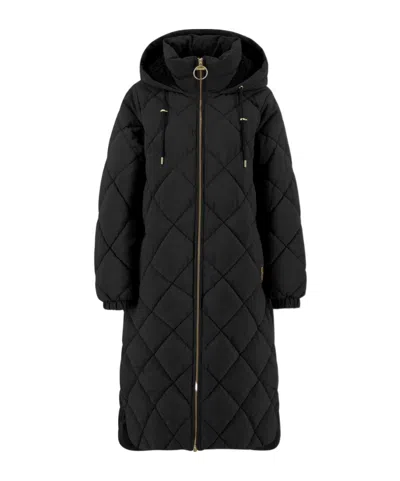 Barbour Long-sleeved Cotton Jacket In Black
