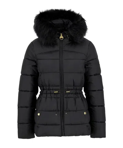 Barbour Long-sleeved Cotton Jacket In Black