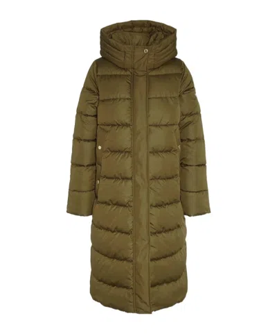 Barbour Long-sleeved Cotton Jacket In Green