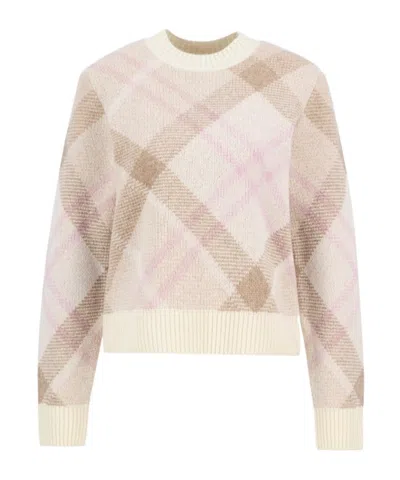Barbour Womens Sara Knitted Crew-neck Jumper In Neutral