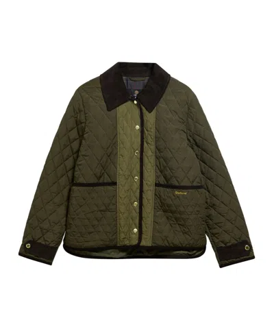Barbour Long-sleeved Padded Jacket In Multi
