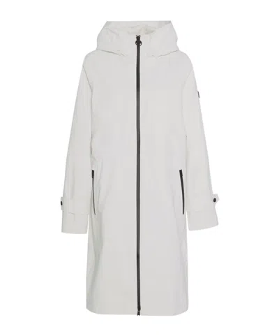Barbour Long-sleeved Windbreaker In White