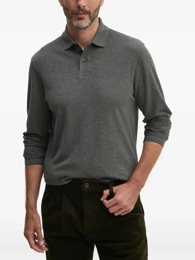 Barbour Long-sleeves Polo Shirt In Gray