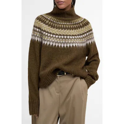 BARBOUR BARBOUR LORRIE FAIR ISLE WOOL & ALPACA BLEND SWEATER