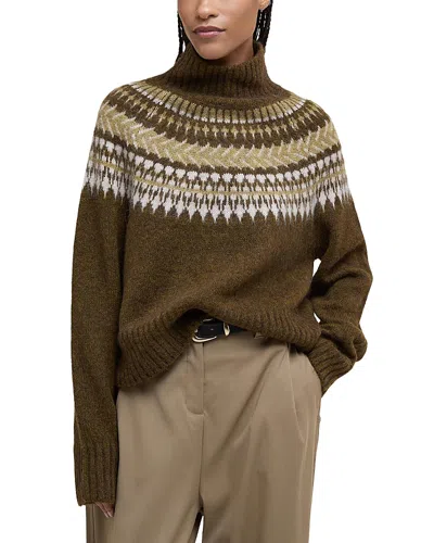 Barbour Lorrie Knitted Sweater In Brown