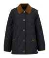 Barbour Lorrie Quilted Jacket In Blue